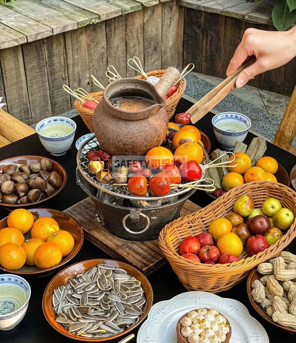 圍爐煮茶刷屏，一起來感受古詩詞中的茶風茶韻「圍爐茶桌，炭火爐」(圖1)