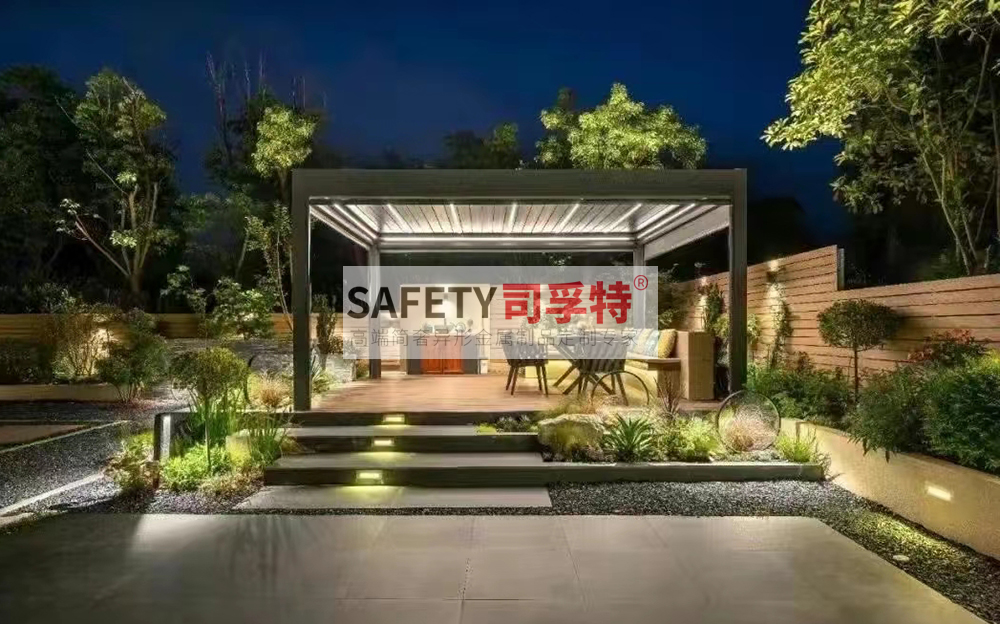 新中式景觀涼亭設計有哪些注意事項[精致不銹鋼涼亭，鋁藝涼亭](圖1)